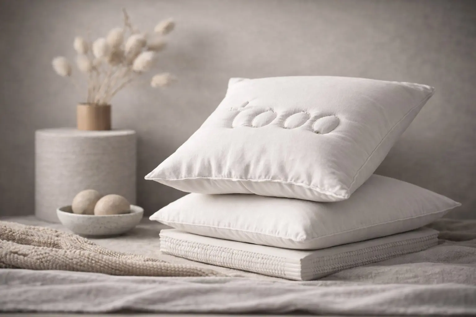 Warm pillows and linen