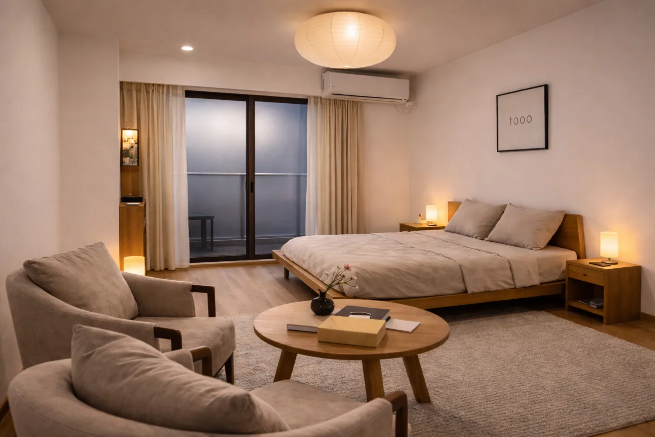 tooo stay room interior